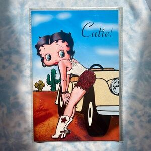 Vintage 2006 Betty Boop "Cutie!" 3D card with envelope - BRAND NEW IN PACKAGING